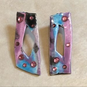 Vintage Artisan Crafted Statement Earrings